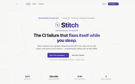 Stitch opening a patch